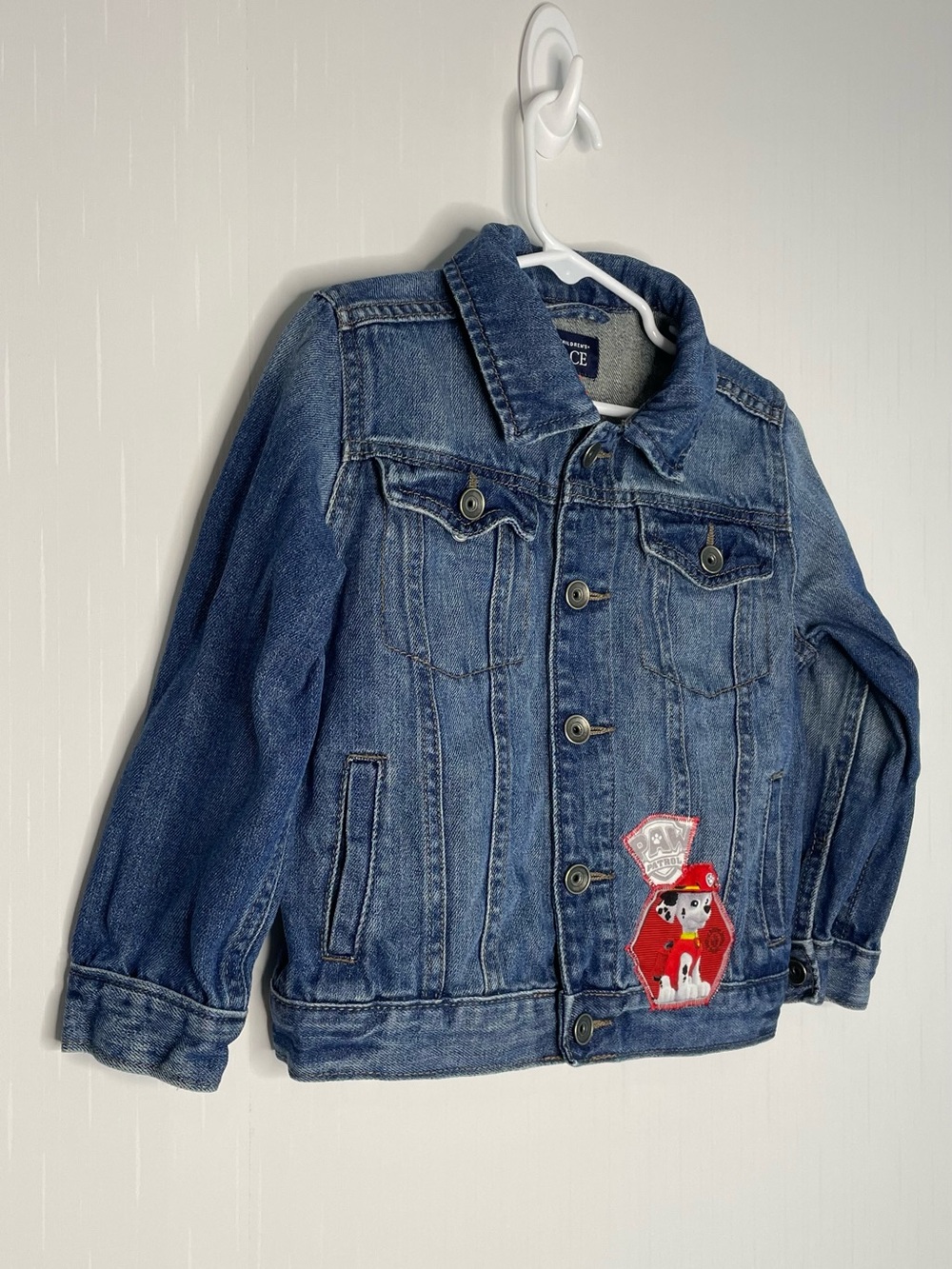 The Children's Place Paw Patrol Classic Trucker Style Denim Jean Jacket Snaps 4T - Picture 3 of 13